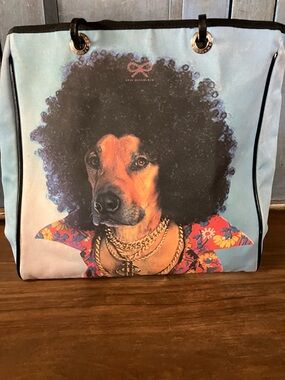 Dog with Wig Anya Hindmarch Purse